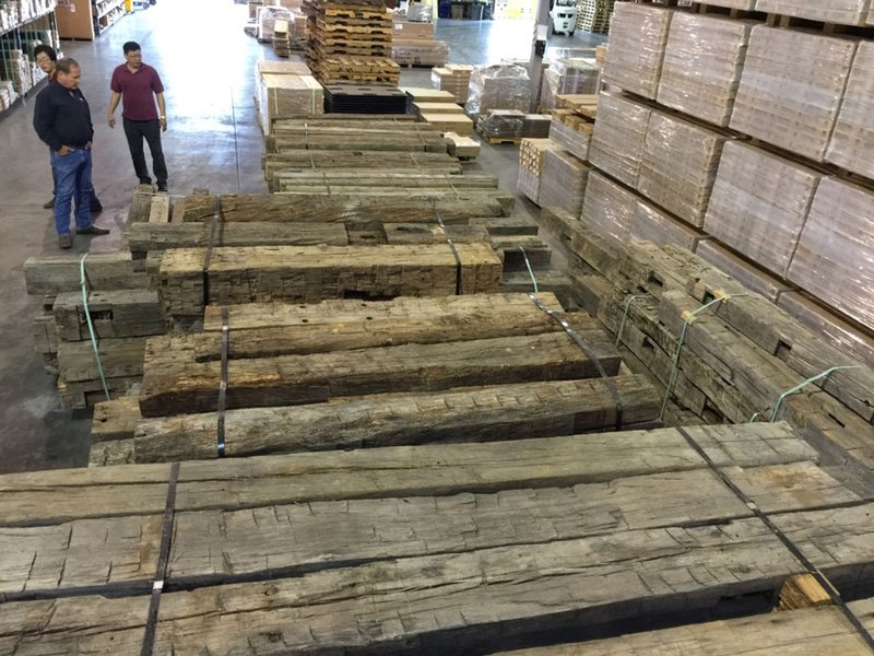 300 Year Old Reclaimed Wood Beams (1)